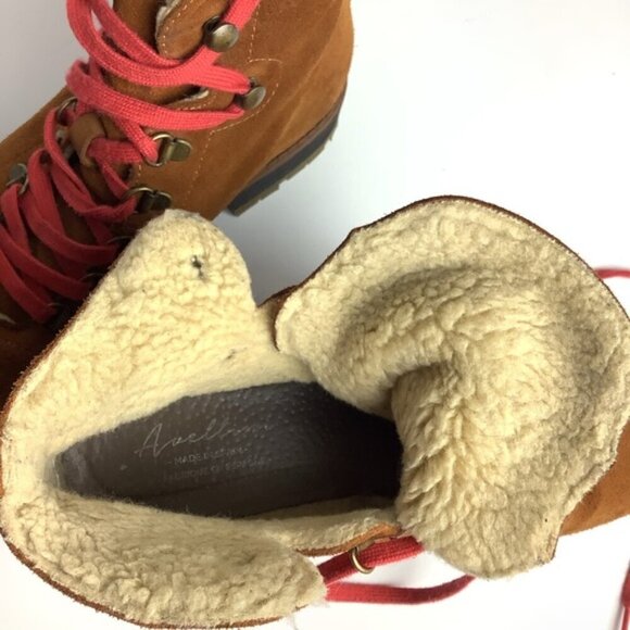 AVELLINI HIKING SUEDE SHEARLING LINED BOOTS 39 - Picture 13 of 13